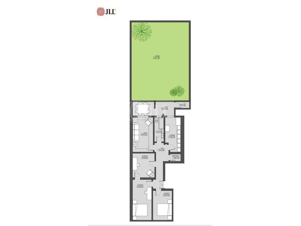 Apartamento T3, para remodelação, em Arroios, Lisboa - Grande imagem: 2/2