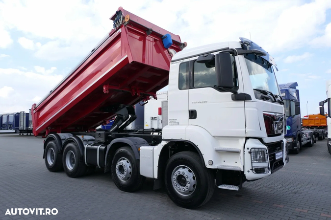 MAN TGS 35.460 / 8X4 / BASCULANTE 2 STR / BORDMATIC / MEILLER KIPPER / AUTOMAT / EURO 6 - 7