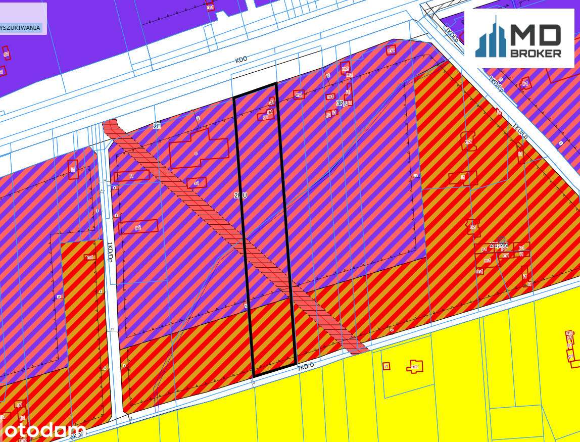 Teren produkcyjno-usługowy 1,42 ha przy S8 – Mpzp-2