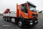 Iveco 420 / 6x2 / SKRZYNIOWY- 6,5 M / HDS FASSI 185 - 10,4 M / E6 / OŚ PODNOSZONA - 10