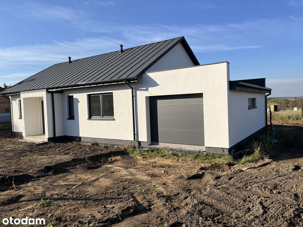 Nowo wybudowany dom z garażem, tarasem, pompą ciepła i rekuperacją. - Pełny obrazek: 3/20