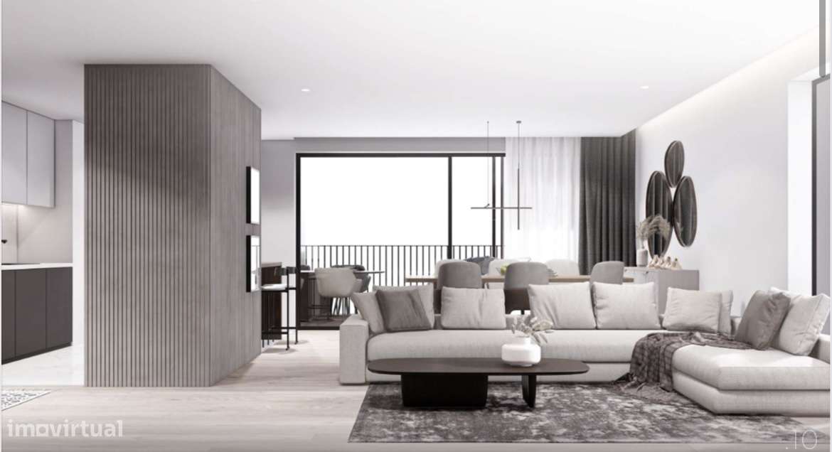 T1 Novo, Varanda 16m, Campo de Padel, Garagem e Arq diferenciada-5