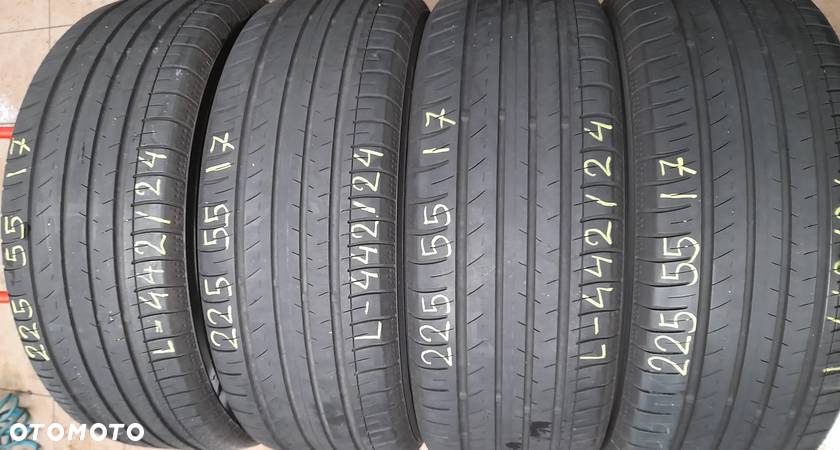 225/55r17 101W (L442/24)003 4szt 5,5/6mm AE51 GT BluEarth YOKOHAMA 2019r LETNIE - 1