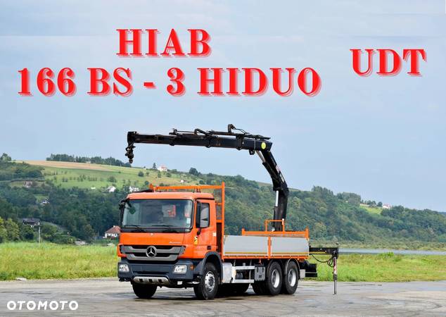 Mercedes-Benz Actros 2636*HIAB 166 BS-3 HIDUO+PILOT/6x4 - 1