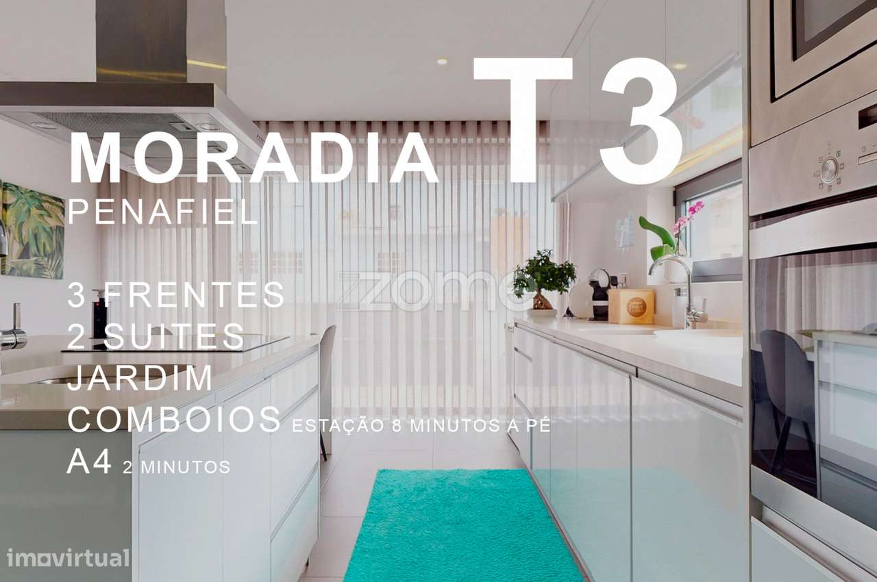 Moradia T3 de 3 frentes em Penafiel, excelentes acessos a 2 min da A4 - Grande imagem: 2/35