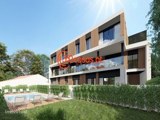 Apartamento T2 com piscina e garagem no centro de Almancil