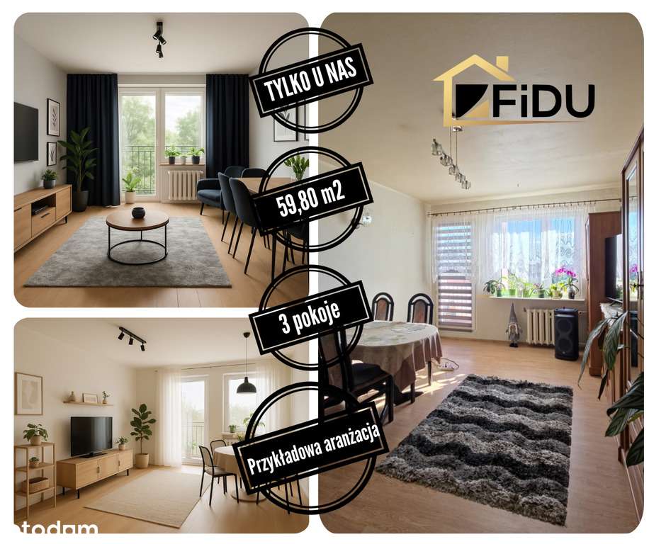 Mieszkanie Elbląg ul. Leśmiana 3 pokoje-1