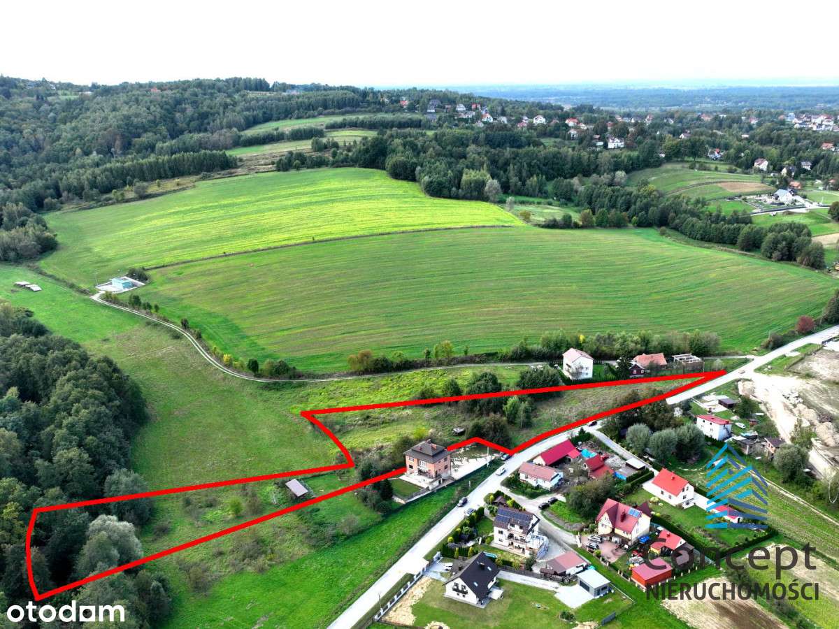 Jasień,  działka 81 ar z WZ na 9 domów! - Pełny obrazek: 5/13