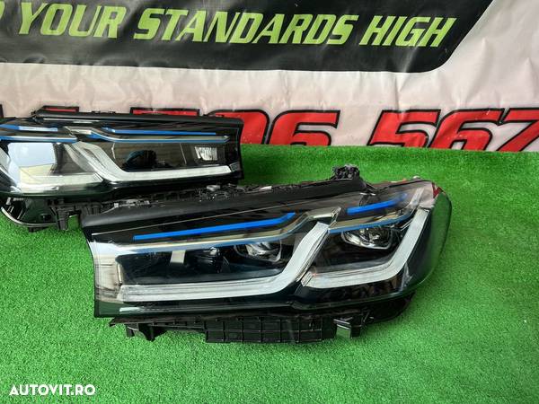 Bmw Seria 5 G30 G31 Facelift Set Faruri Laser Far stanga-dreapta - 2