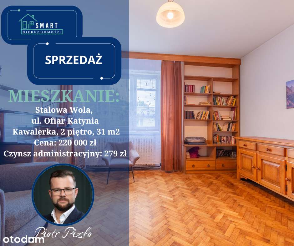 Kawalerka 31 m², 2. piętro, ul. Ofiar Katynia 11-0