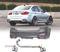 CONJUNTO PARA-CHOQUES + PONTEIRAS PARA BMW SERIE 3 F30 F80 11-18 LOOK M3 - 1