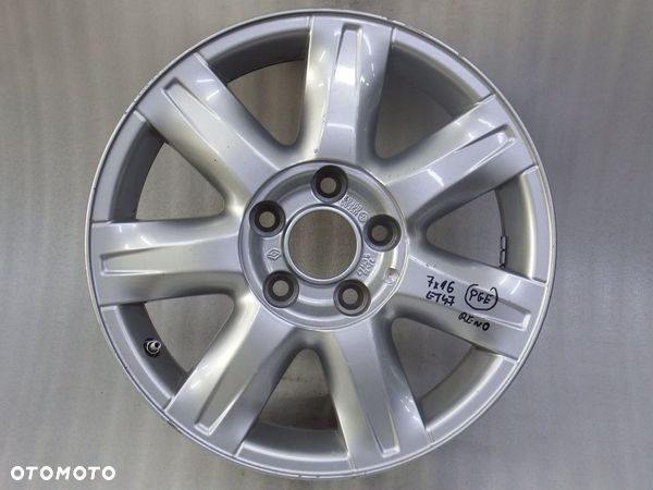 FELGA RENAULT 7x16 ET47 5x108 OEM - 1