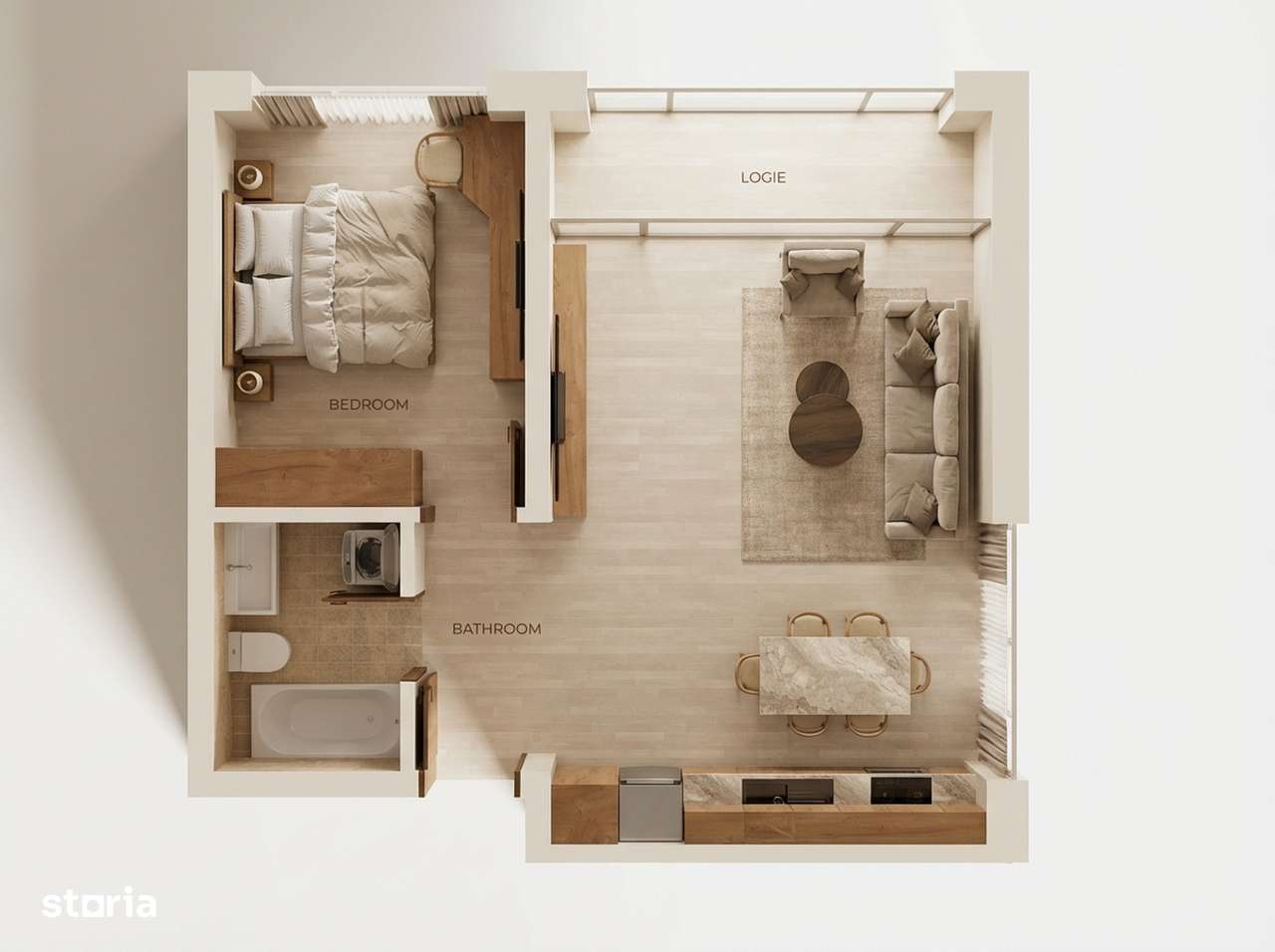 Apartament 2 camere | bloc nou | incalzire in pardoseala | Chiajna-0