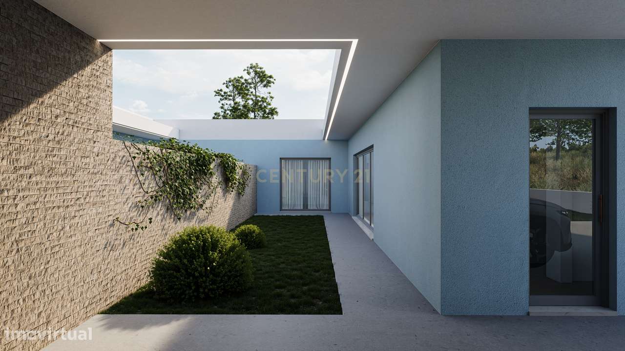 Moradia geminada em construção, com piscina e jardim na Boavista, Lavo - Grande imagem: 5/38