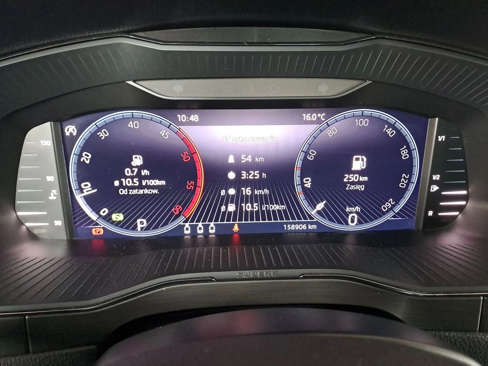 SKODA SUPERB 2,0TDI 150KM DSG Virtual Klimatyzacja Elektryczne Fotele Salon PL ASO