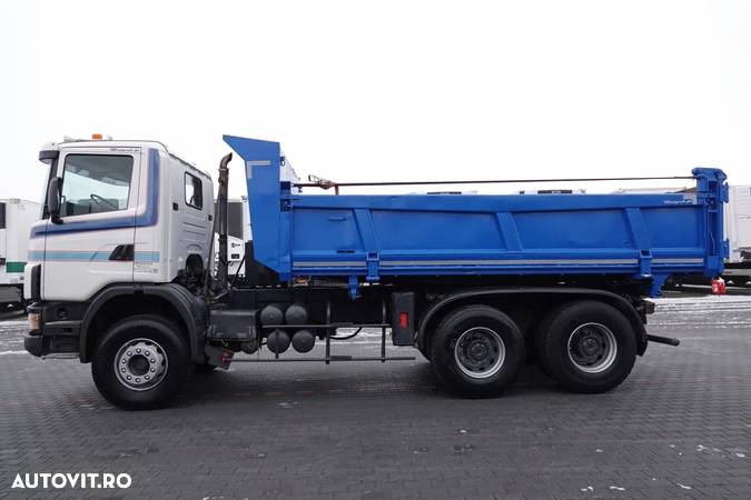 Scania 124c  420  / CAMION BASCULANTE 6x4 / BASCULARE PE 2 FETE / MANUAL - 10