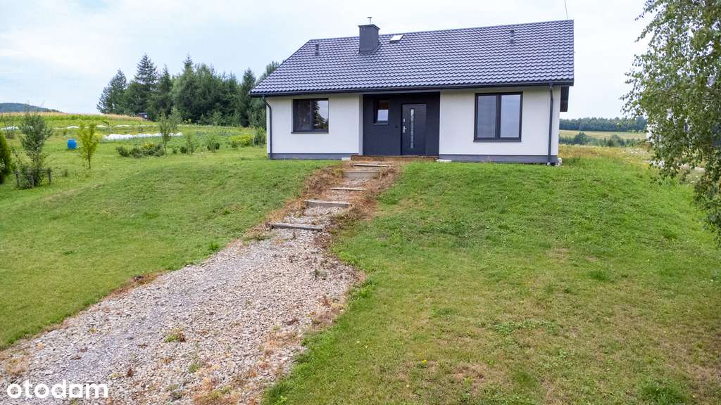 Nowoczesny dom | Widokowa działka 55ar - Besko-15