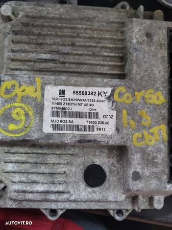 Ecu calculator motor Opel Corsa D Z13DTH 55568382 KY - 1