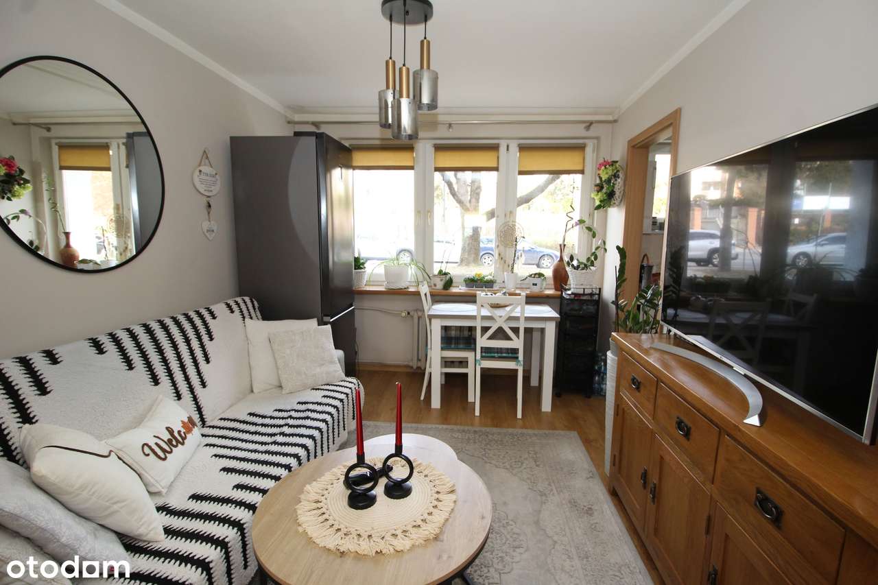 3 pokoje 46,5 m2 parter niski blok-0