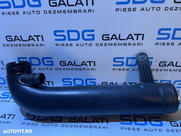 Tub Tubulatura Conducta Presiune Aer Galerie Admisie Seat Leon 1P 1.8 TSI CDAA 2006 - 2013 Cod 1K0129654AP 1K0129656AG - 5