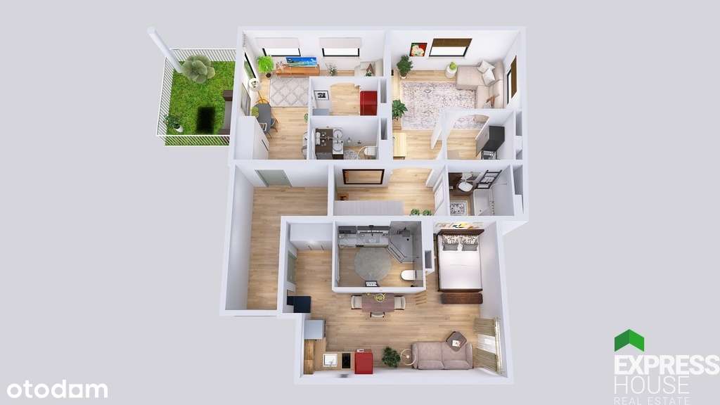 2-pokojowe mieszkanie w kameralnej inwestycji - Pełny obrazek: 4/8