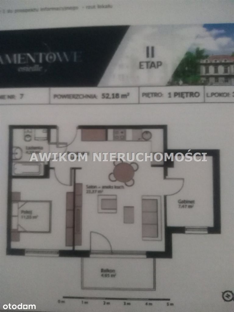 Mieszkanie, 52,18 m², Grodzisk Mazowiecki