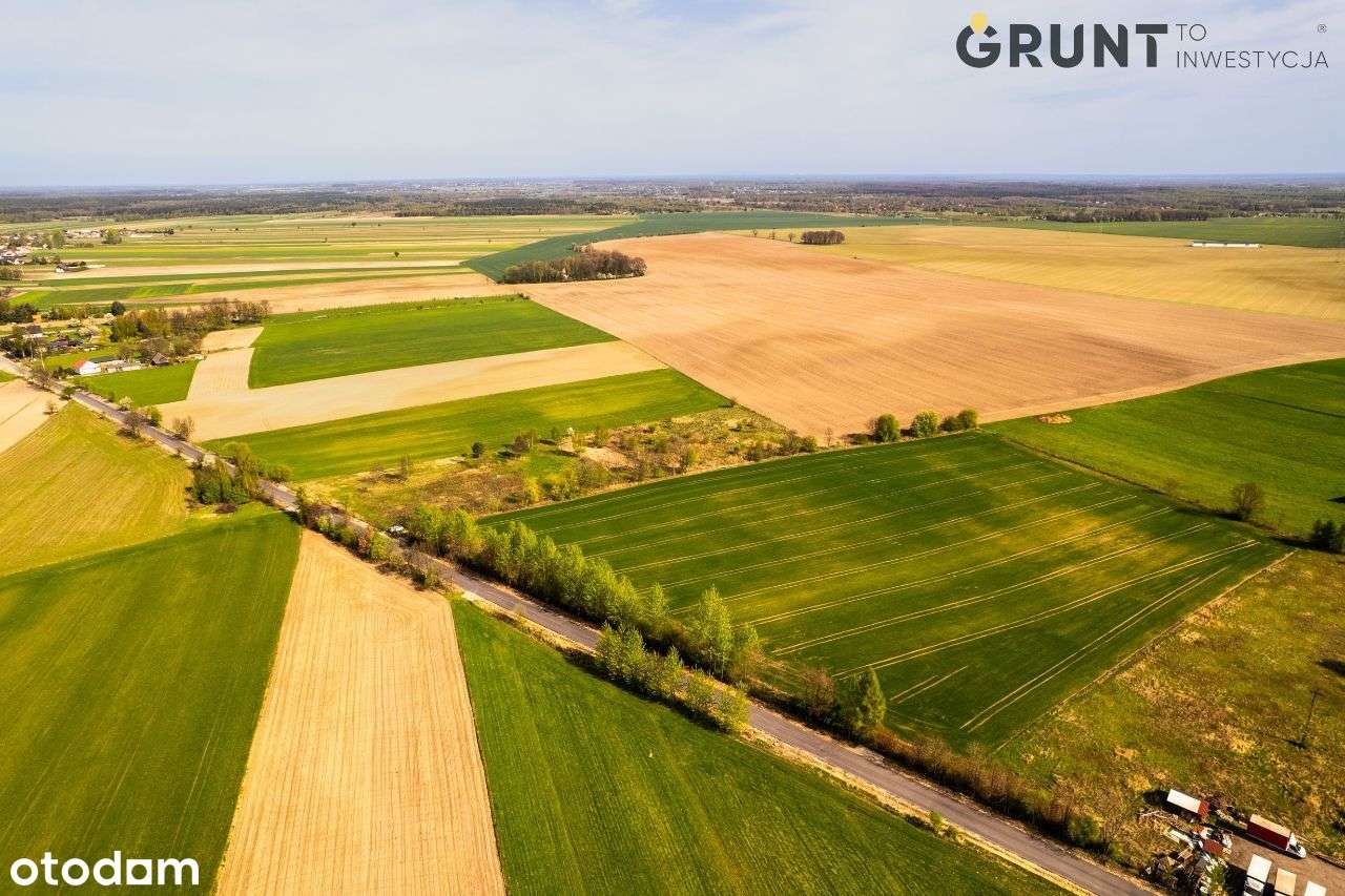 Działka budowlana przy drodze gminnej - media