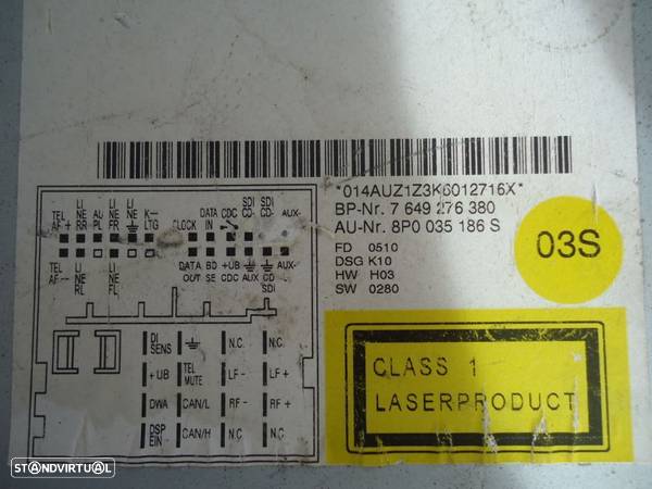 Auto Radio CD Audi A3 - 3