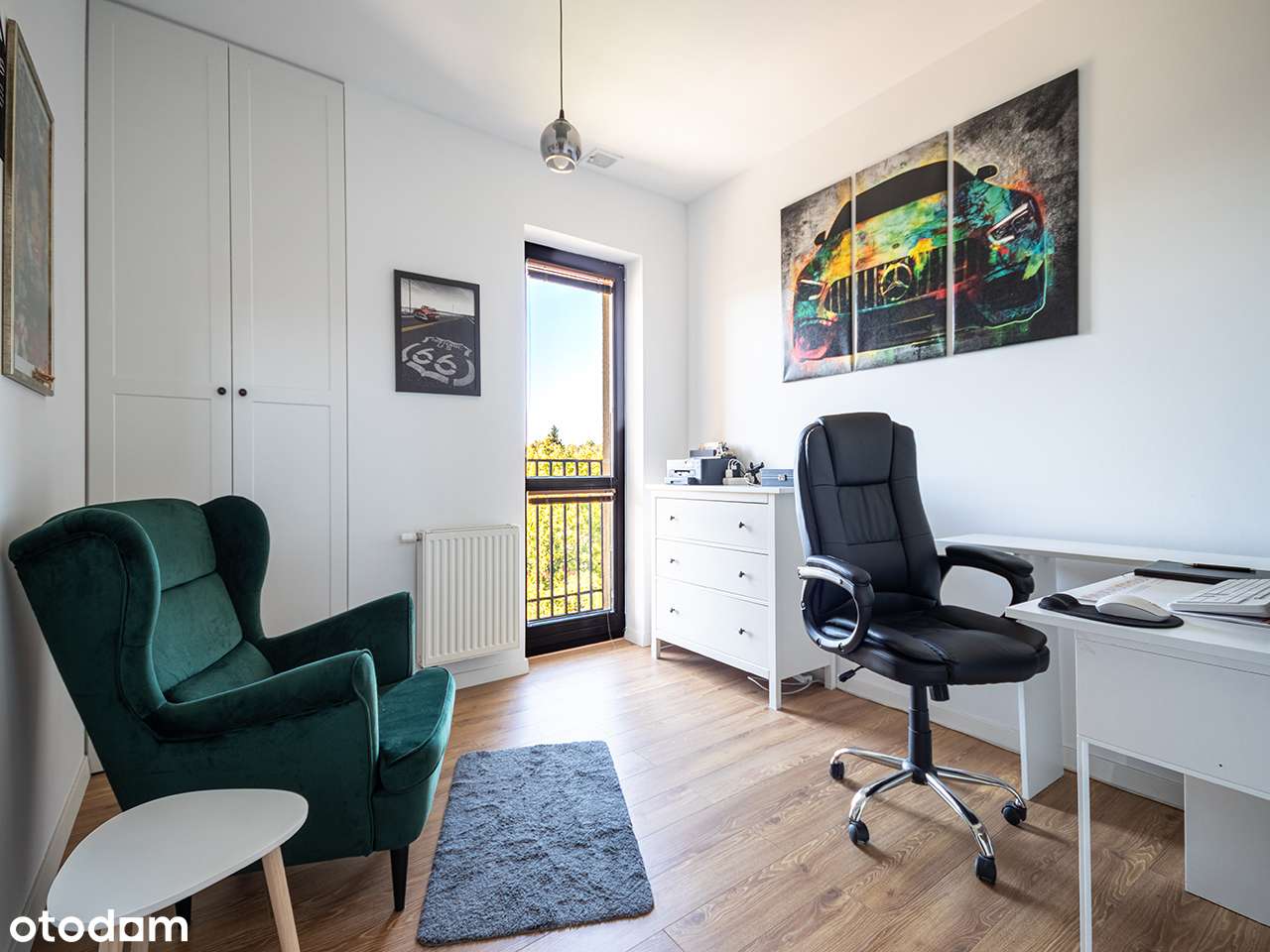 Dwupoziomowe, mieszkanie z tarasem, kominkiem i garażem - Józefosław !-13