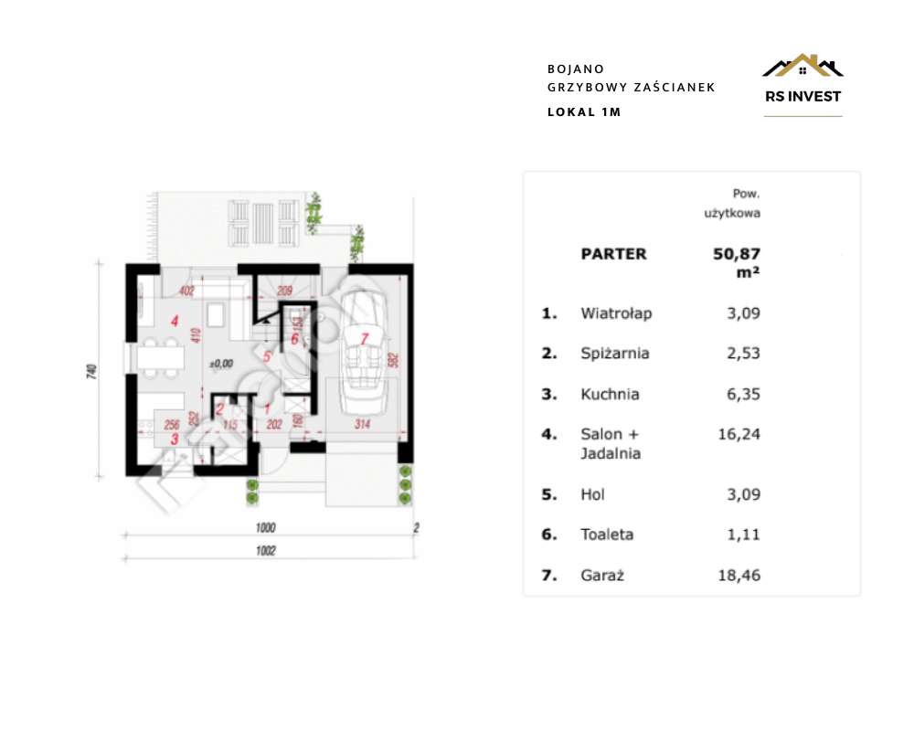 Dom w zabudowie bliźniaczej 108m2 Bojano, Grzybowy Zaścianek - Pełny obrazek: 5/8
