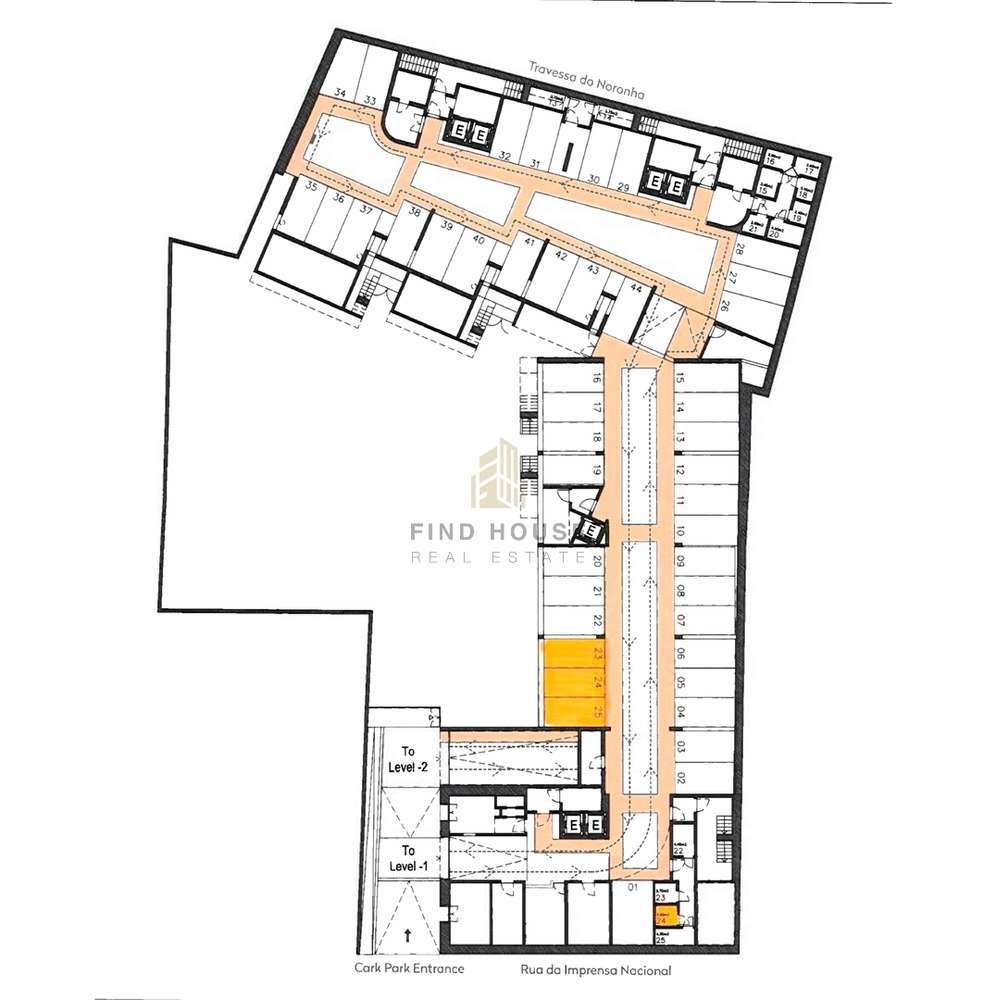 Apartamento T3 em condomínio privado, com terraços e garagem, no Prínc-55
