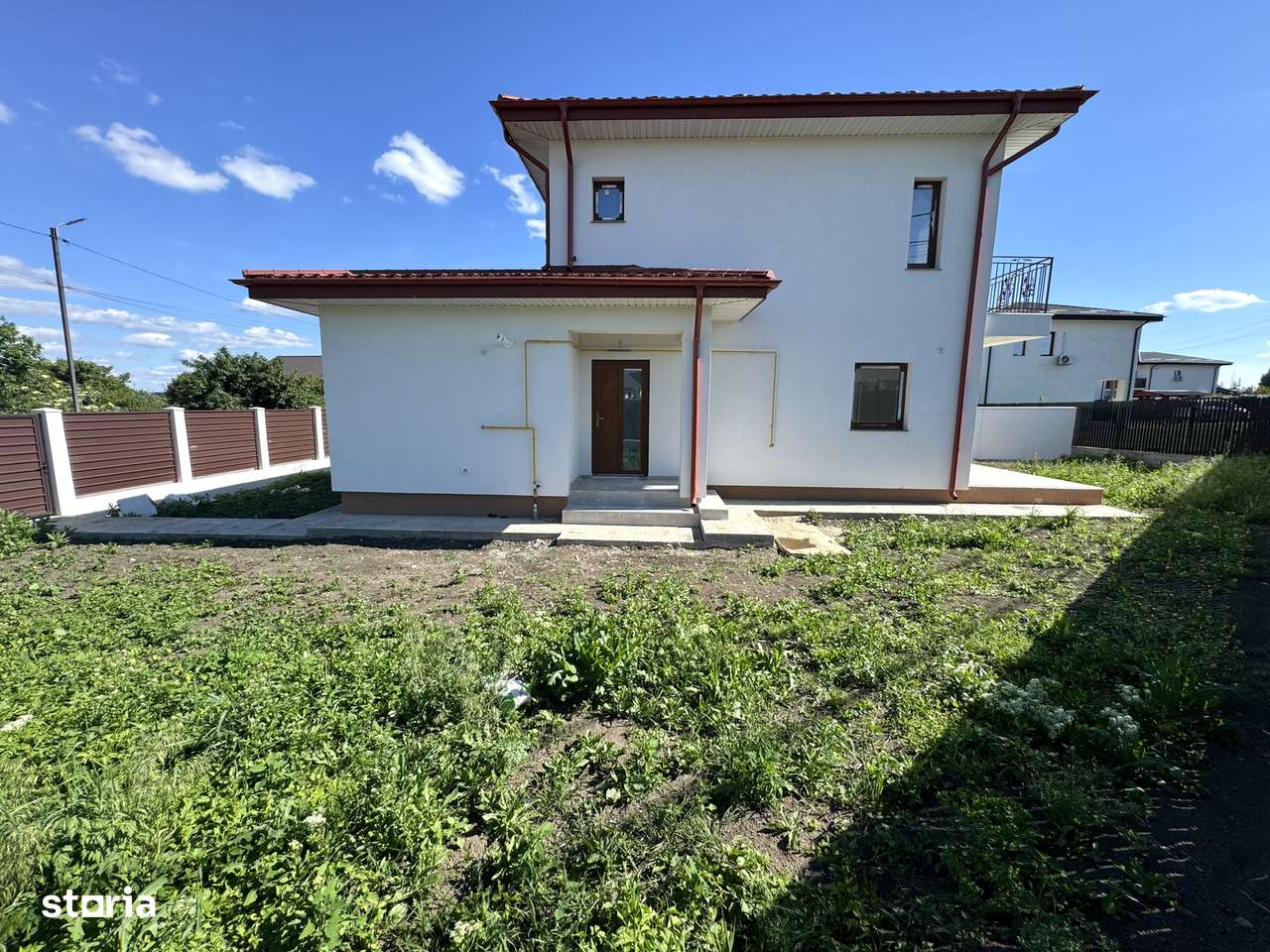 500mp teren!Dormitor jos!ASFALT!Încălz în pard!Vila 4 camere Miroslava - Imagine principală: 2/10