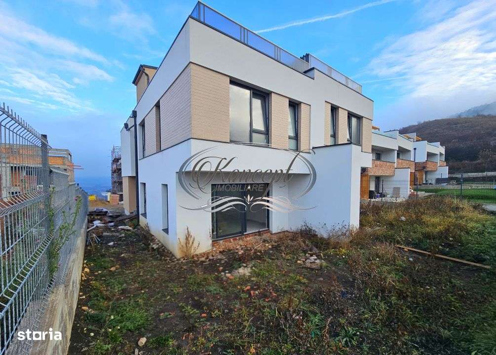 Duplex cu arhitectura moderna si curte privata in Floresti - Imagine principală: 3/18