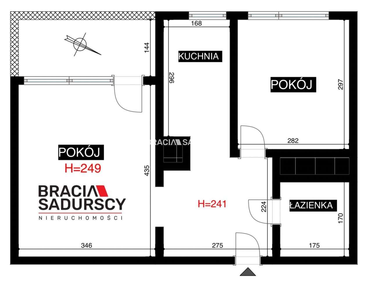 Jasne,2-pok mieszkanie na Białoruskiej/balkon/piwn – pohled 3