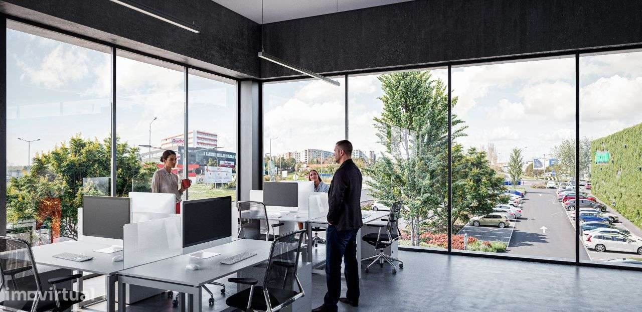 Alverca SALINAS PARK (MERCADONA) ARMAZs 300m2, 2 pisos, Fachadas Envid-6