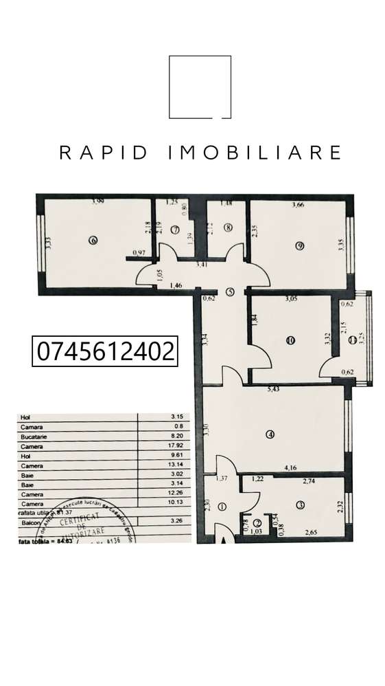 4 Camere - RENOVAT - 85 mp - Tiglina 3 - Imagine principală: 2/11