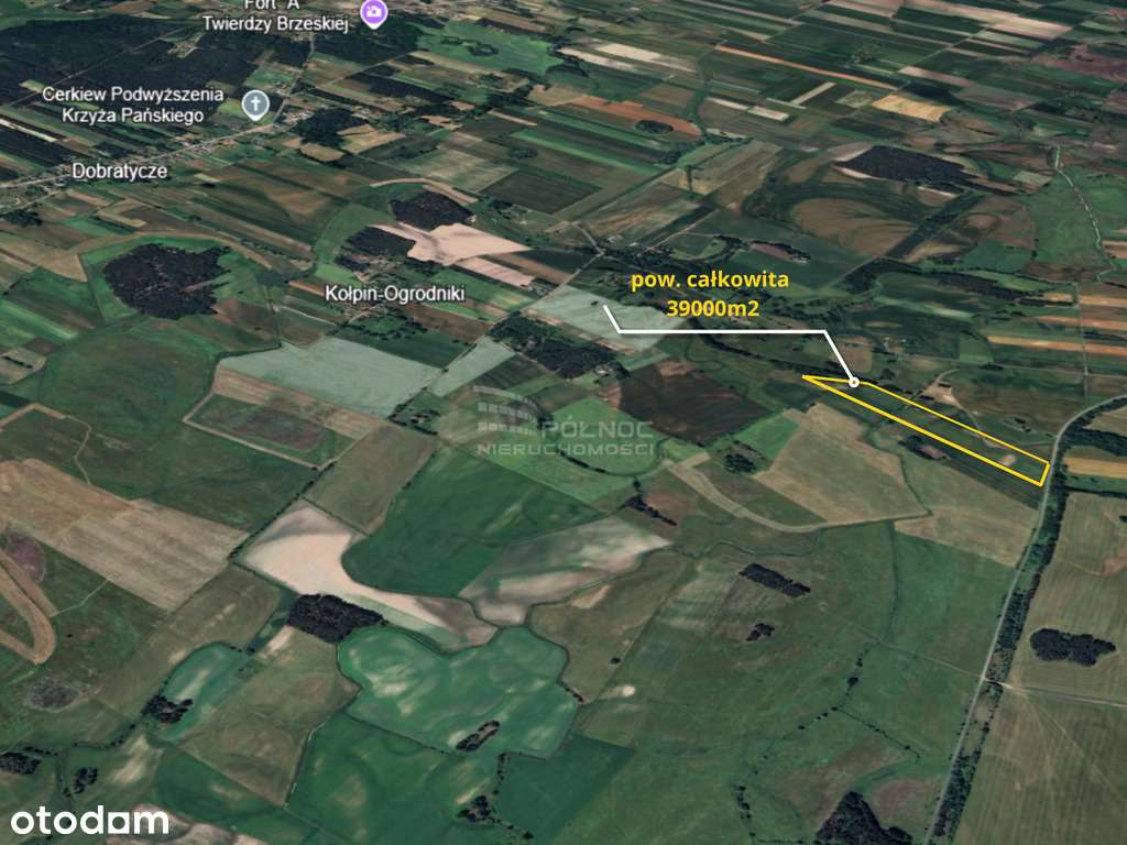 Ziemia rolna o pow. 3,9 Ha w gminie Terespol-4