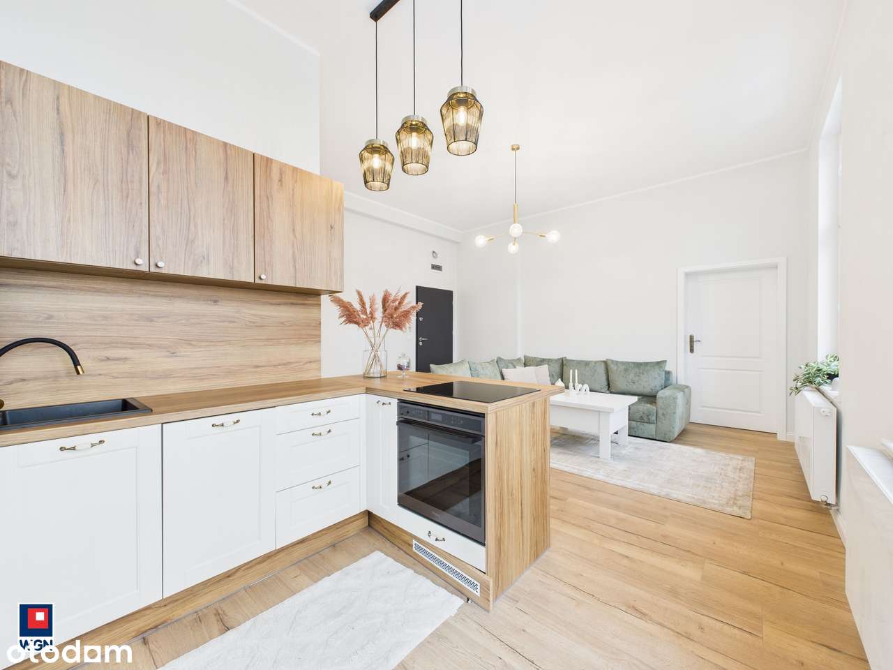 Wyjątkowe 2 pokojowe mieszkanie w kamienicy w Kościanie - Pełny obrazek: 4/13