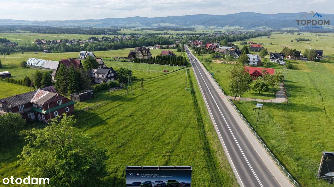 Działka w Groniu bezpośrednio przy drodze Nowy Targ-Białka Tatrzańska - Pełny obrazek: 5/20