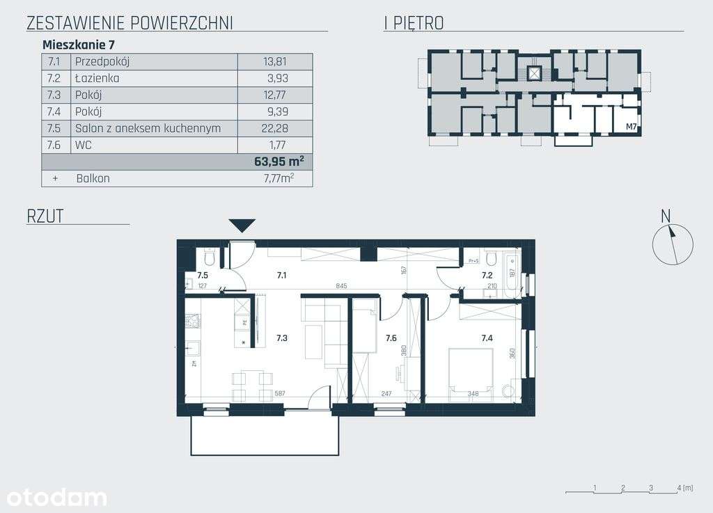 3 lub 4 pokoje | Sikorskiego | Gotowe mieszkania - Pełny obrazek: 2/9