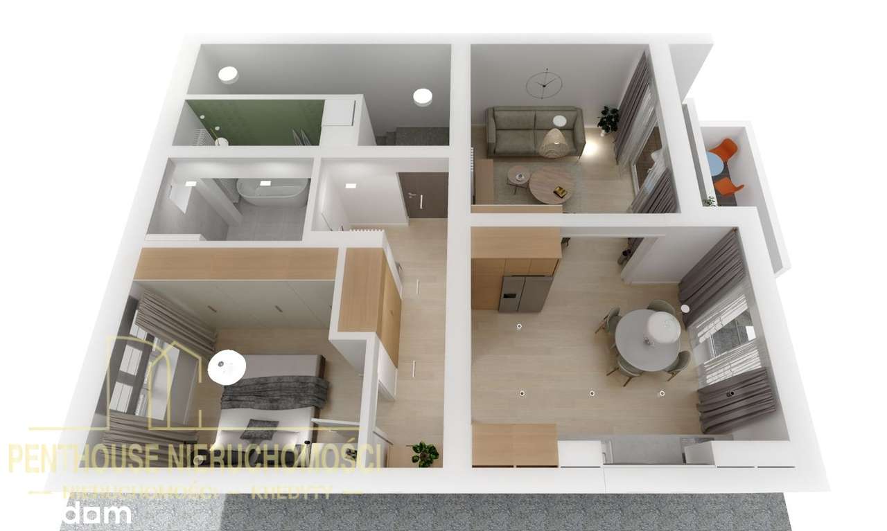 dom z możliwością podziału na 3 mieszkania - Pełny obrazek: 5/10