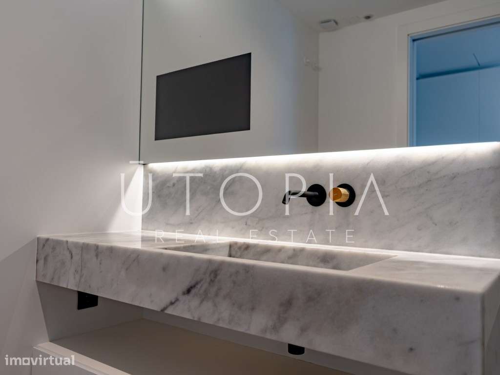 T1 novo com garagem e acesso a piscina e ginásio - D. João III Pres...-6