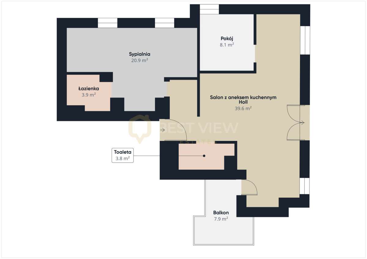 3 M | Bez sąsiadów | Ostatnie 4 Piętro | Bez Pcc-18