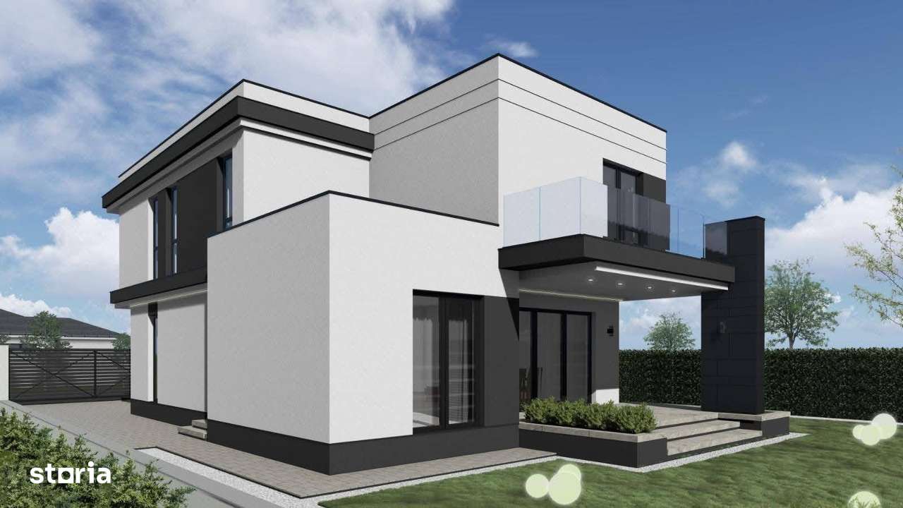PROIECT NOU!Casa cu design deosebit in Oncea,Oradea !-5