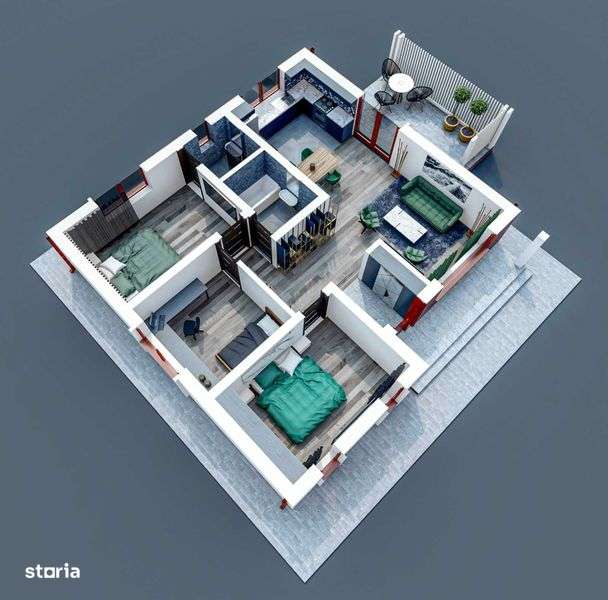 CASA Bucium Iasi, 119 mp, PARTER, 4 cam 2 bai, DE CALITATE - Imagine principală: 4/8