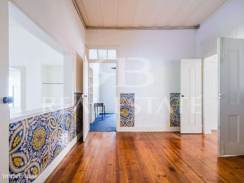 T3+2 na ESTRELA / Santos-o-Velho, centro de Lisboa.-14