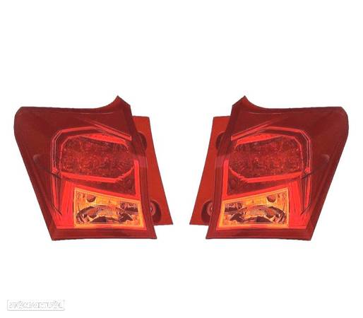 FAROLINS PARA TOYOTA AURIS 5P 13-15 ÂMBAR LED VERMELHO - 1