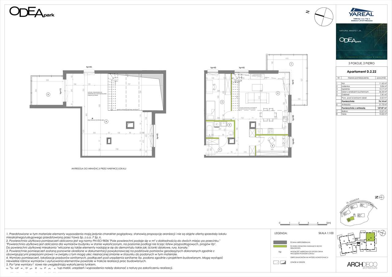 5-pokojowe mieszkanie 76m2 + taras Bez Prowizji - Pełny obrazek: 2/9