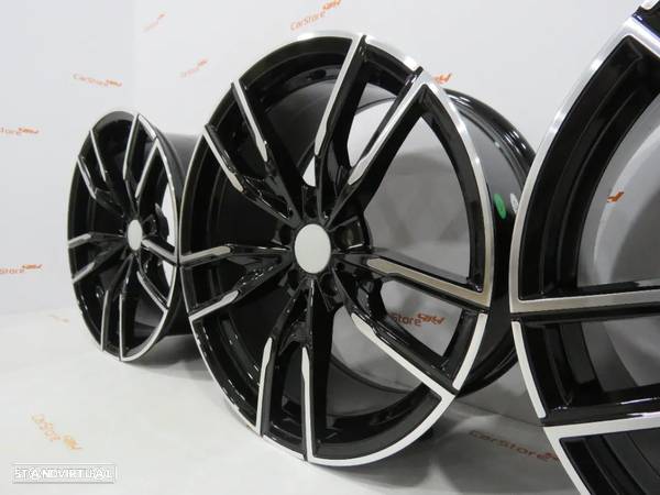 Jantes Bmw Look Style 792 19 x 8.5 et30 + 9.5 et 35 5x112 Preto+Polido - 7