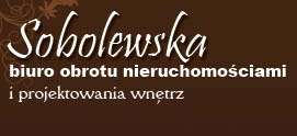 Logo: SOBOLEWSKA biuro obrotu nieruchomościami i projektowania wnętrz. Katarzyna Sobolewska-Szczepaniak